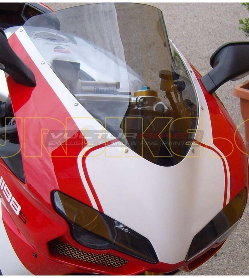 Customizable sticker for windshield - Ducati 848 / 1098 / 1198