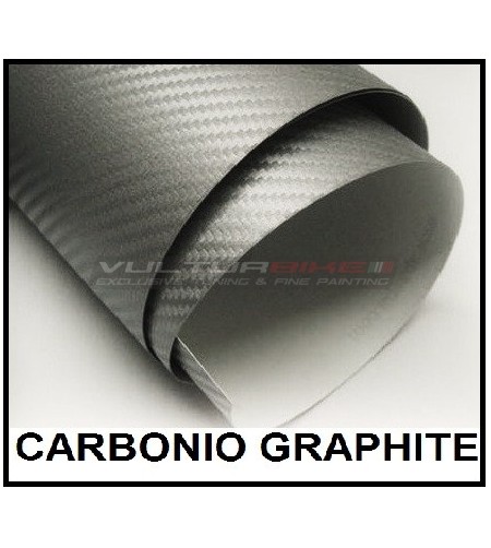 Pellicola adesiva per wrapping carbonio graphite