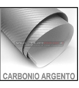 Silber Carbon wrapping Klebefolie