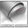Película adhesiva de wrapping de carbono de plata 