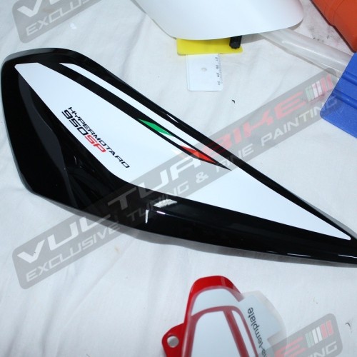 Rear sidefairings stickers Ducati Hypemotard 950 SP - Ducati Hypermotard 950 