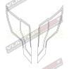 Adhesivo de color codon - Ducati 848/1098/1198