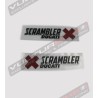 Autocollants originaux Ducati Scrambler 15x4 cm 