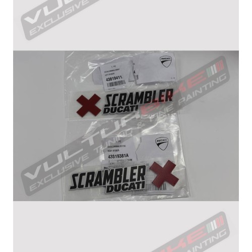 Original-Aufkleber Ducati Scrambler 15x4 cm 