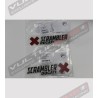 Autocollants originaux Ducati Scrambler 15x4 cm 