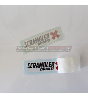 Adesivi logo Scrambler Ducati