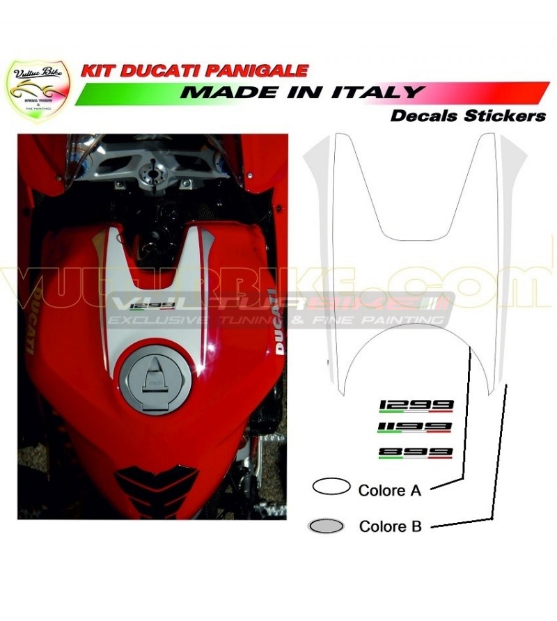 Anpassbare Tankaufkleber - Ducati Panigale 899 / 1199 / 1299 / 959 / V2 2020