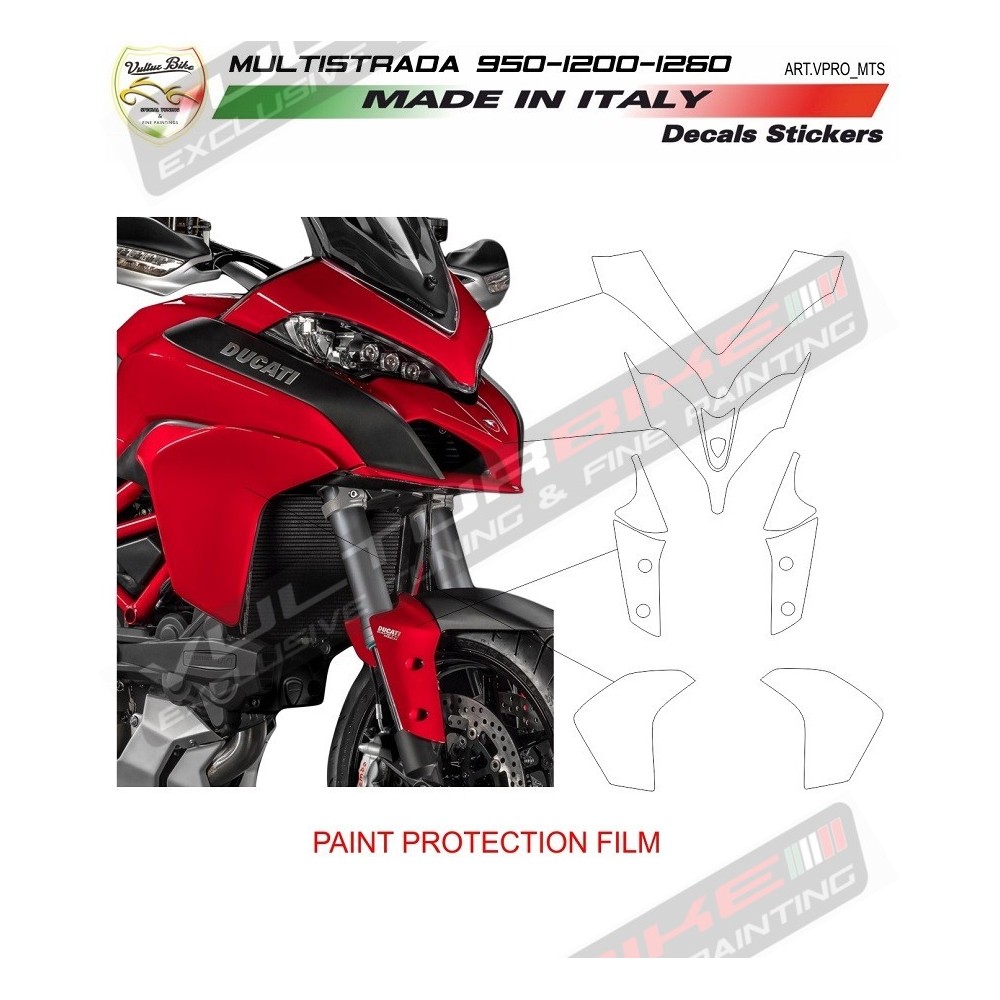 Película protectora PPF - Ducati Multistrada 