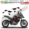 Autocollants noirs pour panneaux latéraux - Ducati Multistrada 950 