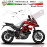 Adesivi bianchi per fiancate laterali - Ducati Multistrada 950 