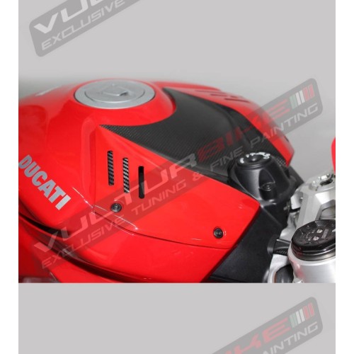 Custom design carbon battery cover - Ducati Panigale V4 / V4S / V4R 