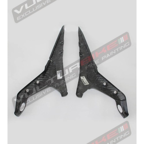 Protezioni telaietto sottosella in carbonio personalizzato - Ducati Panigale V4 / V4S / V4R
