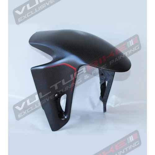 Parafango anteriore personalizzato in carbonio - Ducati Panigale V4 / V4S / V4R / V2 2020 / Streetfighter V4 / V2
