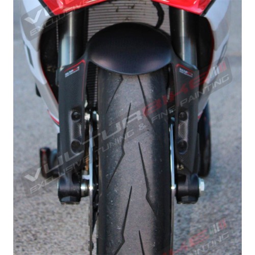 Guardabarros delantero de carbono personalizado - Ducati Panigale V4 / V4S / V4R / V2 2020 / Streetfighter V4 / V2