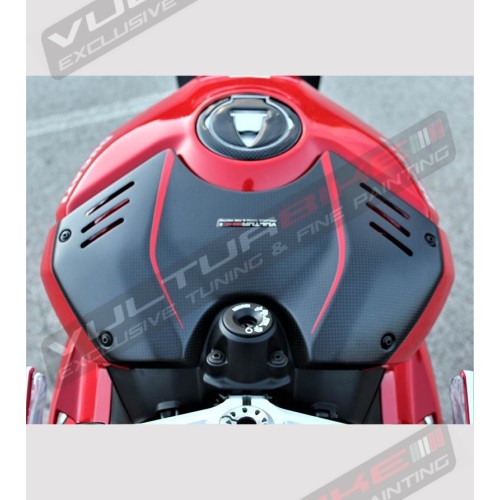 Cubierta de tanque de carbono personalizada - Ducati Panigale V4 / V4S / V4R