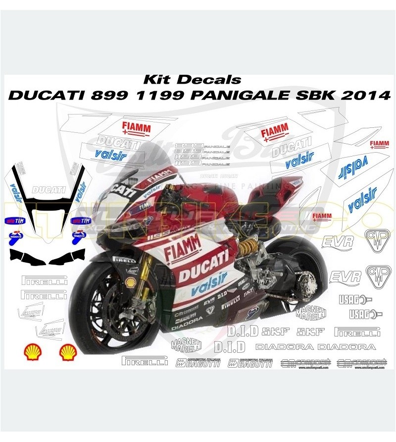 Kit Adesivi Replica Superbike 2014 -  Ducati Panigale 899/1199