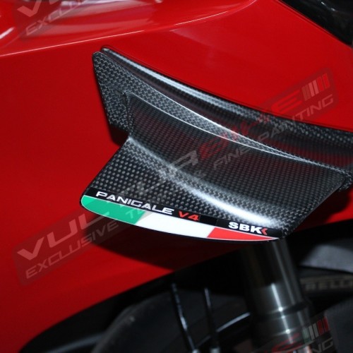 Italienische Flaggen für Flossen - Ducati Panigale V4 / V4S / V4R 