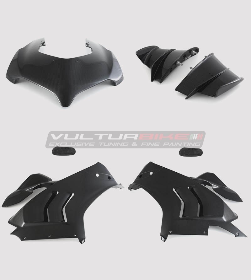Carbon fairings set with fins - Ducati Panigale V4 / V4S / V4R