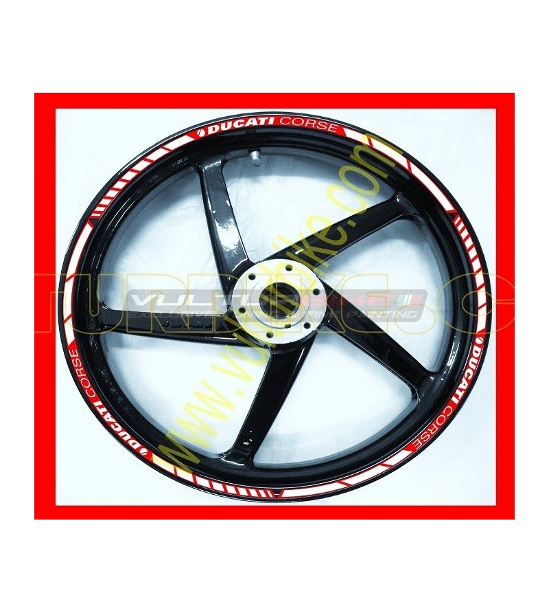Profili adesivi ruote - Ducati Corse