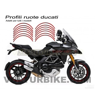 Roues profils autocollants - Ducati Corse