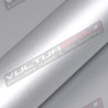 Adhesive wrapping film brushed matt aluminum 