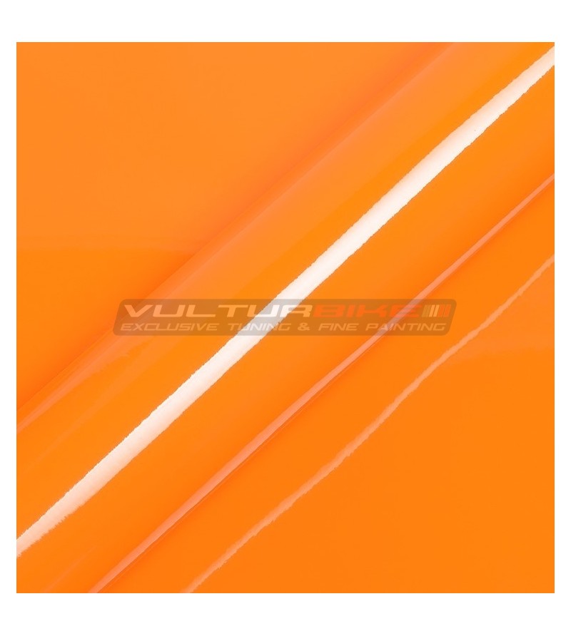 Adhesive wrapping film orange