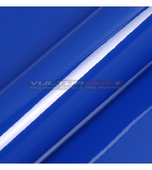 Adhesive wrapping film blue