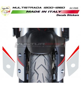 Pegatinas de guardabarros - Ducati Multistrada 1200 / 1260 / 950 / V4 / ENDURO / Rally