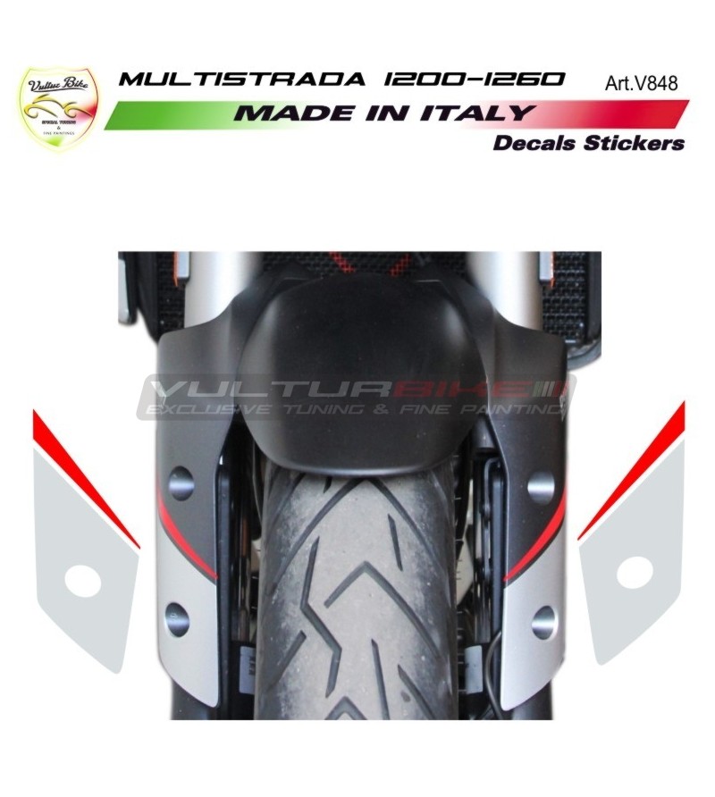 Fender stickers - Ducati Multistrada 1200 / 1260 / 950 / V4 / ENDURO / Rally