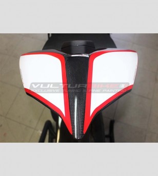 Weiß Rot Aufkleber für Heck - Ducati Panigale und Streetfighter V2 V4