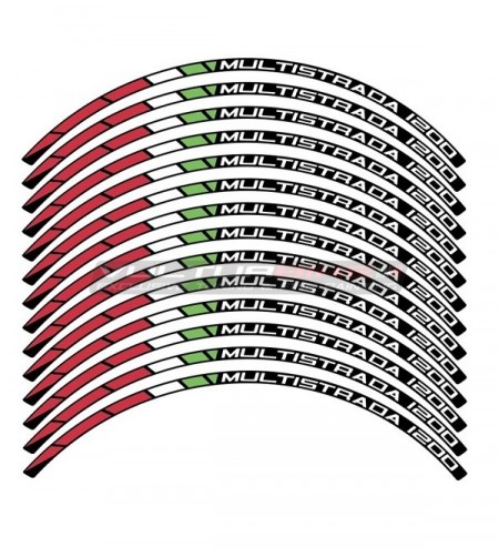 Kit Profili Adesivi Per Ruote - Ducati Multistrada 1200 / 1200 S / 1260 / 1260 S 