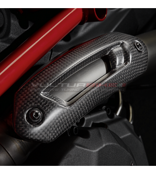 ORIGINAL carbon heat shield - Ducati Hypermotard 950
