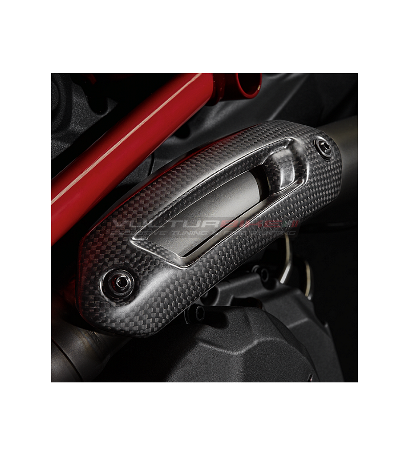 ORIGINAL carbon heat shield - Ducati Hypermotard 950