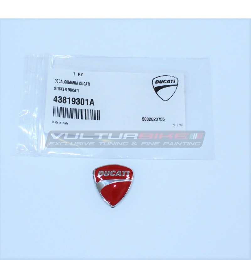 Original red shield sticker - Ducati Multistrada 950 / 1200 / 1260