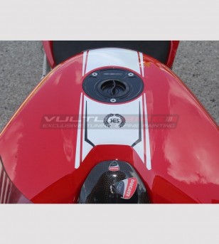 DishKooker Autocollants antidérapants en Caoutchouc pour Moto Ducati 848 Evo 1098 1198 