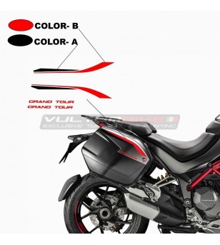 Stickers for saddlebags Grand Tour Design - Ducati Multistrada 950 / 1260 / 1200 from 2015