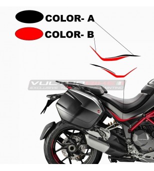 Stickers for saddle side panels Grand Tour Design - Ducati Multistrada 1260 / 1200 since 2015