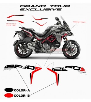 Grand Tour Exclusive Stickers Kit Custom Design - Ducati Multistrada 1260 S