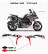 Pegatinas grand tour design para laterales - Ducati Multistrada 1260 S 