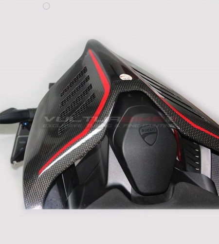 Cola de carbono oscuro - Ducati Panigale V2 2020 / Streetfighter V4 / V2