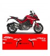 Stickers Grand Tour Design lados personalizables - Ducati Multistrada 1260 