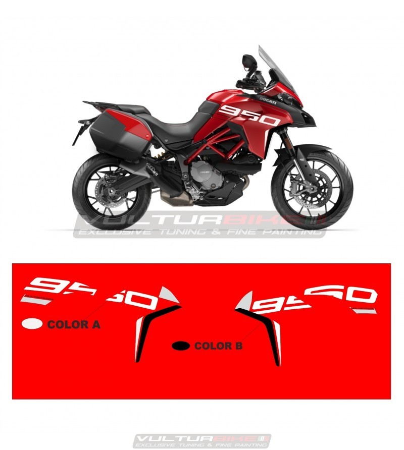 Sticker Kit For Ducati Multistrada 950 – 2019 Tribute Edition – Compatible