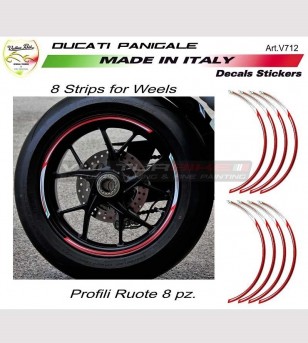 Kit adesivi profili per ruote Ducati tutti i modelli