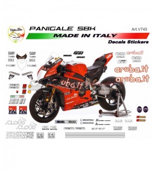 Kit adesivi completo versione SBK 2019 - Ducati Panigale V4 / V4R /V2