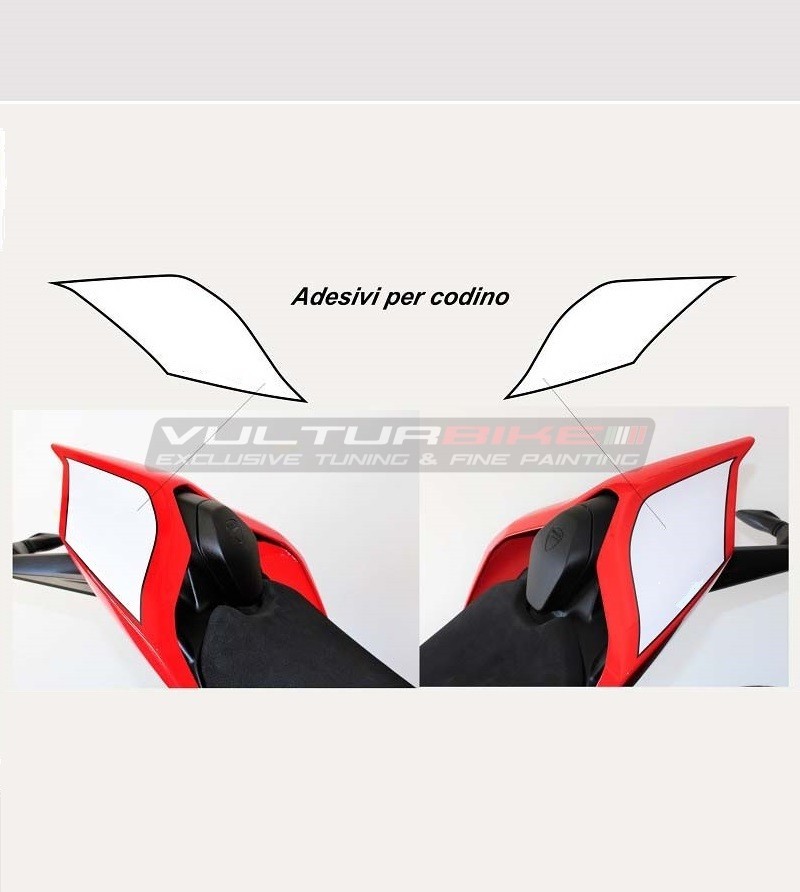 Pegatinas de codón de borde negro - Ducati Panigale V2 2020 / Streetfighter V4