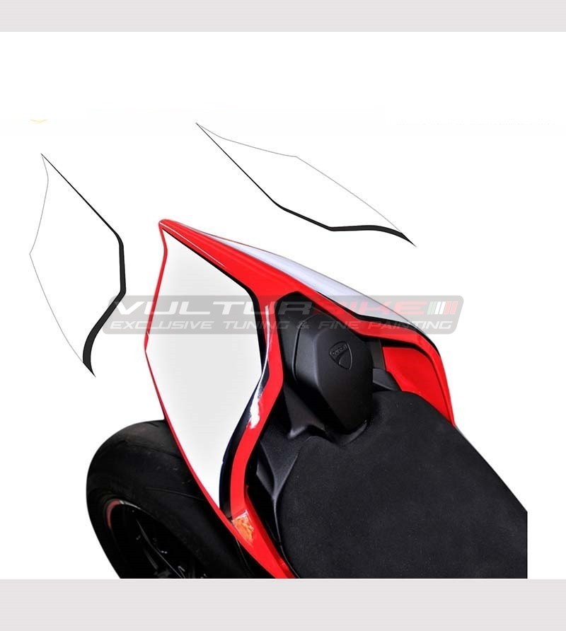 Autocollants noirs et blancs pour codon - Ducati Panigale V2 2020 / Streetfighter V4