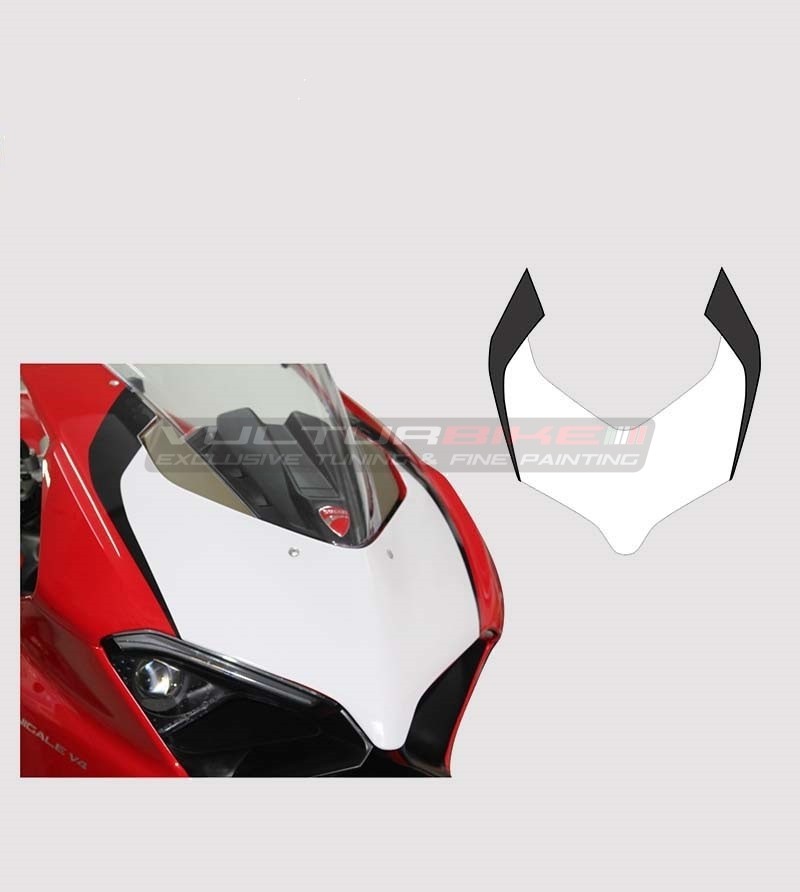 White black fairing sticker - Ducati Panigale V2 2020