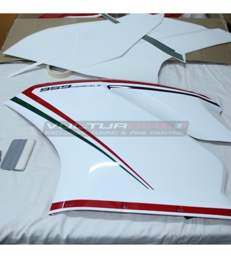 Kit adhesivo de diseño tricolor - Ducati Panigale 959/1299 