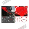 Tricolor Aufkleber Kit Kuppel und Codon - Ducati Panigale 899/1199