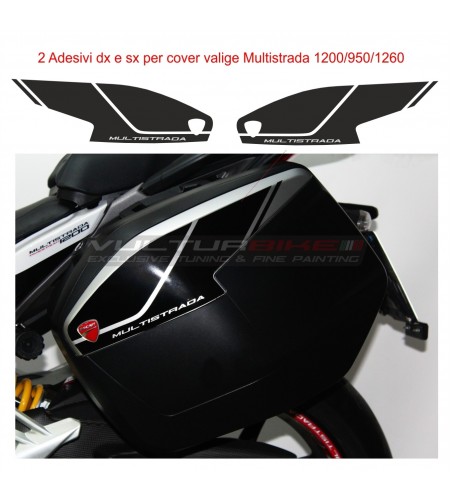 Stickers for side cases - Ducati Multistrada 950 / 1200 / 1260